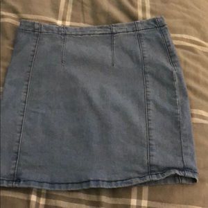 Brandy Jean Stretch Mini Skirt